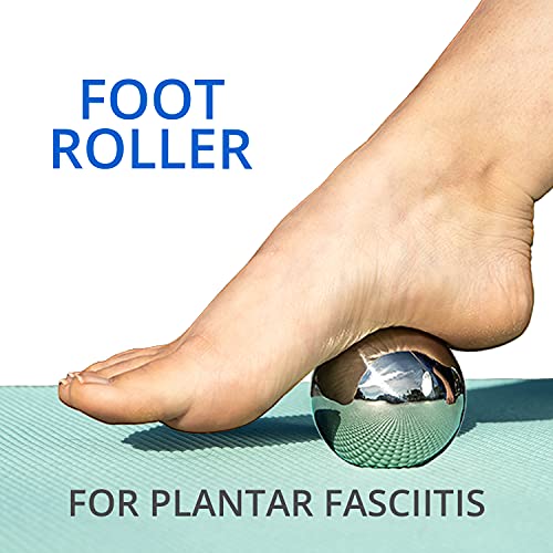 Body Back FSA Eligible Glacier Ball - Cryosphere Therapy Massage Roller Ball, Ice Roller Ball, Cold Ball for Plantar Fasciitis Relief with Removable Ice Roller for Face or Lacrosse Ball Rolling