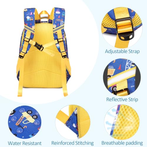 abshoo Lightweight Car Kids Backpack For School Boys Elementary Kindergarten Bookbag School Bags (Car) - color: Car