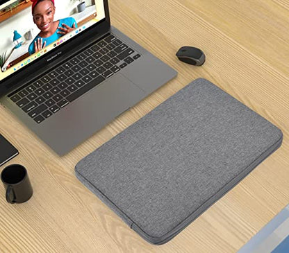 17 inch Laptop Sleeve Case for 2025 HP 17.3 Touchscreen Laptop, HP Envy 17, Pavilion 17, ASUS Vivobook 17, 17-in Water-Resistant Computer Notebook Bag - color: Space Grey