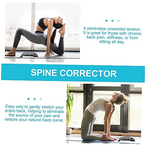 PartyKindom Back Arch Stretcher Spine Relief Device for Lower Back Neck Posture Correction Gentle Stretching Massage Tool for Home Use