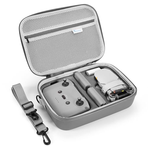 Skyreat Mini 4K/2 SE Drone Case, Portable Leather PU Case with Shoulder Strap, Handle and Propeller Holders