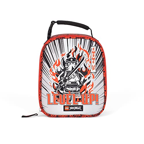 LEGO NINJAGO Lunch Box, Insulated Soft Reusable Lunch Bag Meal Container for Boys and Girls, Perfect for School, or Travel, Meal Tote to Keep Food and Drinks Cold, Level Up - color: Level Up