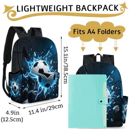 Sport Football Ball Kids Backpack for Boys Girls Soccer Sport Preschool Toddler Backpack Kindergarten Nursery Bookbag Travel Children Lightweight School Bag - color: Soccer