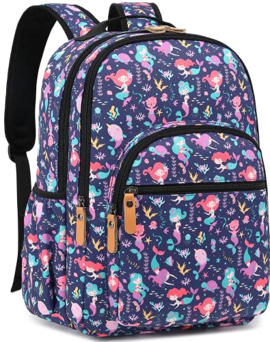 Leaper Water-resistant Mermaid Laptop Backpack School Travel Bag Bookbags Satchel Purple - color: Purple-mermaid [8005up], size: X-Large