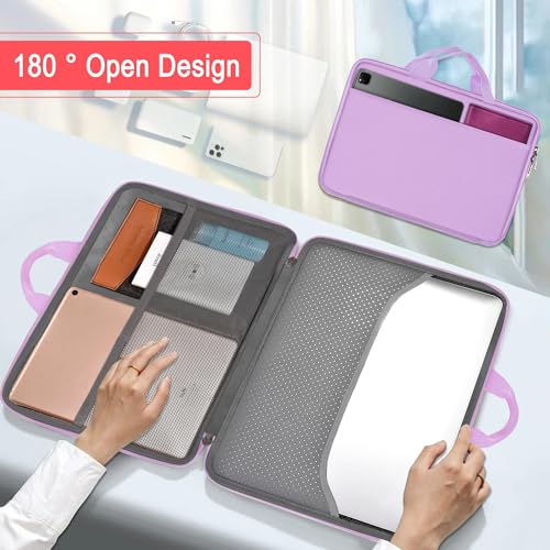Hseok Laptop Case for MacBook Pro 14 inch TSA Sleeve Handbag, Purple - color: Purple