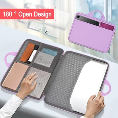 Hseok Laptop Case for MacBook Pro 14 inch TSA Sleeve Handbag, Purple - color: Purple