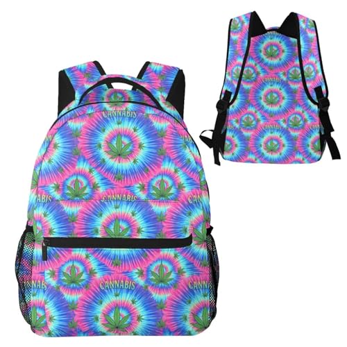 Laptop Daypack Colorful Weedleaf Leaf, Lightweight Commuter Backpack with Inner Pocket for Work, Travel and Gym - color: Pattern (234)