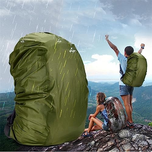 100L Backpack Rain Cover Waterproof Bag Dust Hiking Travel Camping Bags Portable Large, Green