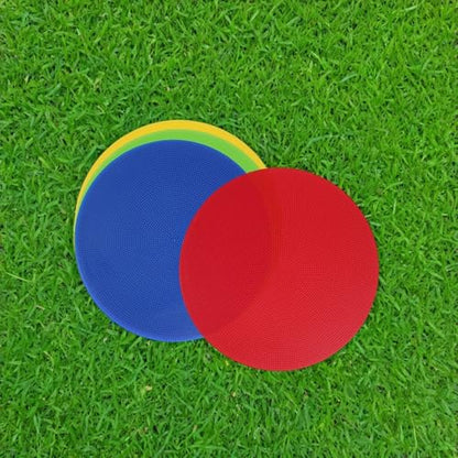 8pcs Soccer Agility Markers Flat Cones Non-Slip Spot Discs for Football Basketball Speed Training Sports Field Marking Equipment