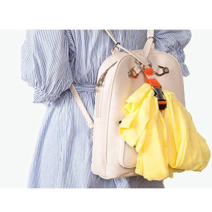 Add-A-Bag Luggage Strap Jacket Gripper, Luggage Straps Baggage Suitcase Belts Travel Accessories - Make Your Hands Free, Easy to Carry Your Extra Bags, Orange - color: Orange