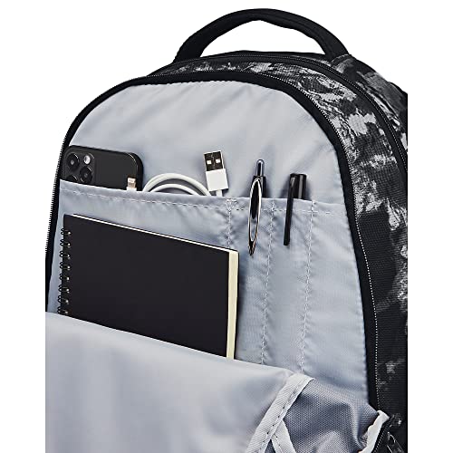 Under Armour Unisex Hustle 5.0 Backpack - color: (018) Black / Black / White