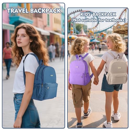 AOTIAN Lightweight Small Hiking Backpack for Women - Durable Water-Resistant Daypack for Travel, Camping & Outdoor Adventures - color: Light Blue-small