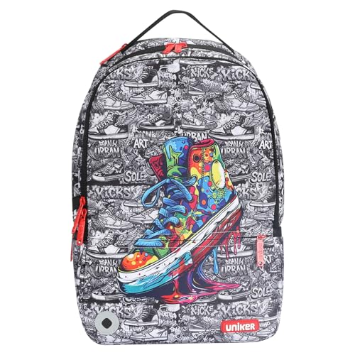 Graffiti Backpack, Designer Laptop Backpack for 15.6 Inch Work,Water Resistant Backpack Computer Bag (KickArt) - color: Kickart