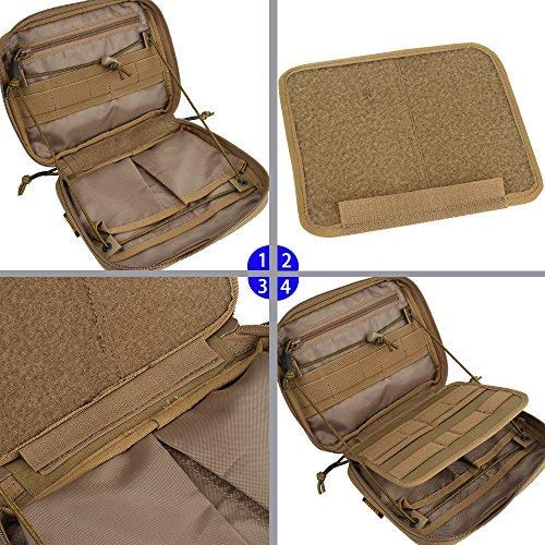 EXCELLENT ELITE SPANKER Molle Admin Pouch Tactical EDC Tool Pouch - color: Coyote Brown