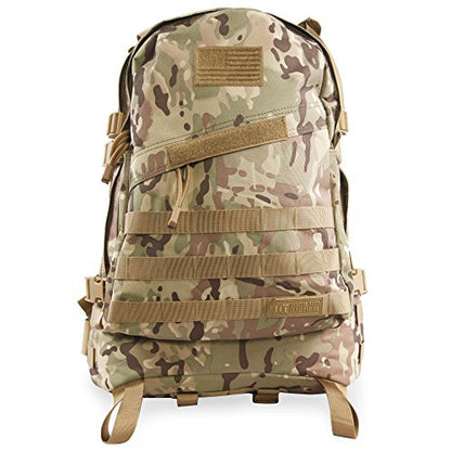 Highland Tactical Stealth Heavy Duty Tactical Backpack Backpack, CAMO - color: Camo