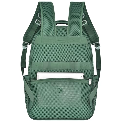 Clear Backpack Heavy Duty Transparent Backpack for School Large Net Bookbag - color: Forest Green