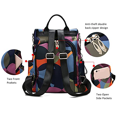 Freie Liebe Anti-theft Backpack Nylon BackPacks Handbags for Women Travel Rucksack Lightweight Shoulder Bags