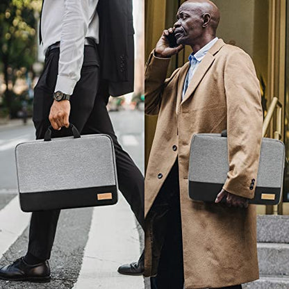 bagasin 12.3 13 Inch Laptop Sleeve Case for Surface Pro 9/8 / X / 7+ / 7/6 / 5/4 / 3/2 / 1 | Compatible with MacBook 12 Air 11.6 12.4 Surface Laptop Go Tablet Bag - color: Gray, size: 11.6-12.5