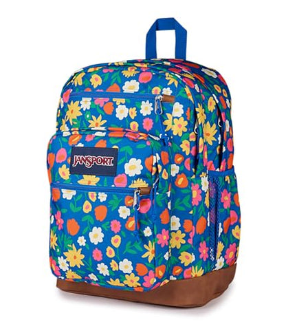 JanSport Cool Backpack with 15-inch Laptop Sleeve, Large Computer Bag Rucksack with 2 Compartments, Ergonomic Straps, Flower Market - color: Flower Market