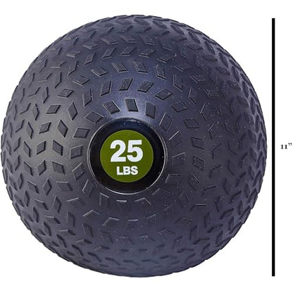 Fitvids Slam Medicine Wall Balls Workout Exercise Fitness Weighted Balls for Cross Training, Strength and Conditioning Exercises, Cardio and Core Workouts - style: 25 Pounds