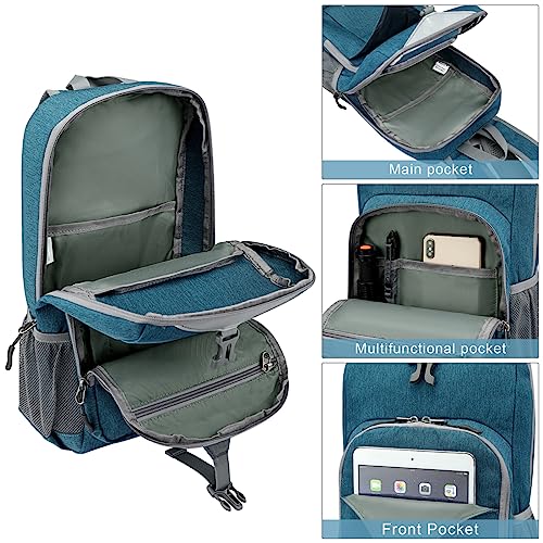 G4Free Mini 10L Hiking Daypack Small Hiking Backpack Cycling Compact Shoulder Backpack Outdoor for Men Women - color: Navy Blue