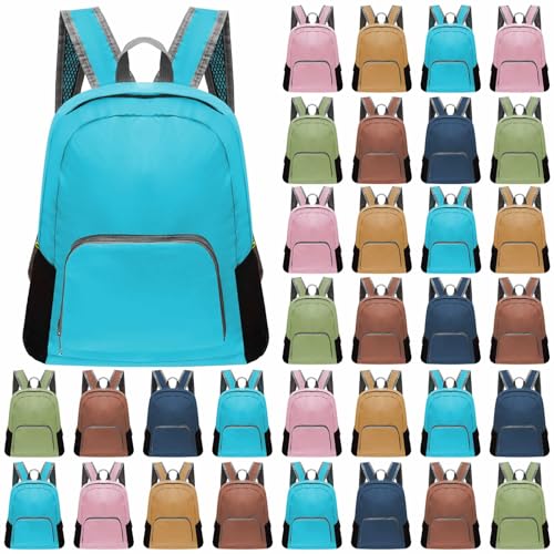 Patelai 48 Pcs 17" Backpacks in Bulk for School Kids Wholesale Bookbags Lightweight Back Pack for Girls Boys Outdoor Travel(Classic Color) - color: Colorful