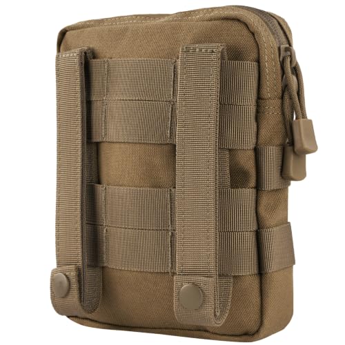 CondorRadio Pouch - color: Coyote Brown, size: 6.25"W x 7.25"H x 1.5"D