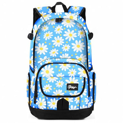 rickyh style School Backpack Travel Bag for Men & Women Lightweight College Back Pack with Laptop Compartmen - color: 04jidanhua