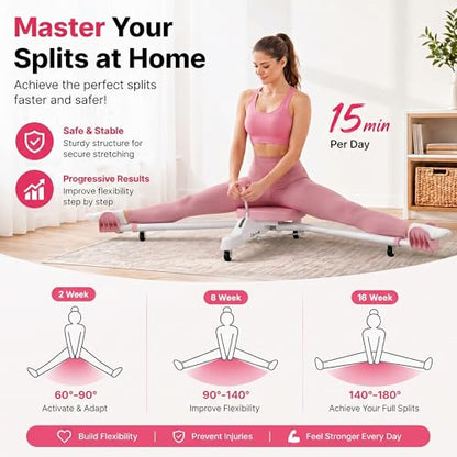 Split Machine, Leg Stretcher Machine to Improve Flexibility and Quality of Stretching, Equipment Suitable for Ballet, Cheerleading Dance, Gymnastics and Other Sports