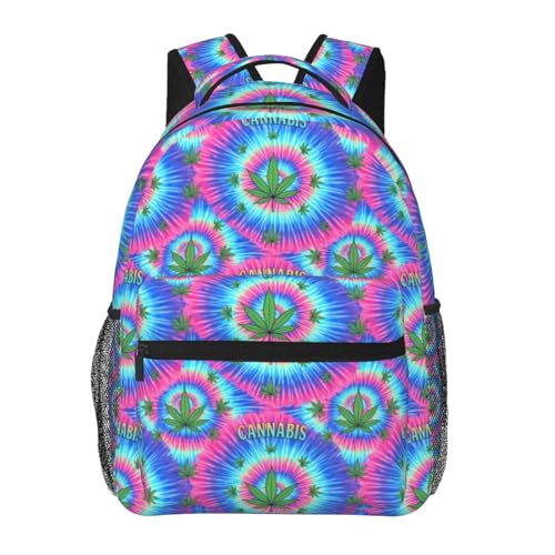 Laptop Daypack Colorful Weedleaf Leaf, Lightweight Commuter Backpack with Inner Pocket for Work, Travel and Gym - color: Pattern (234)