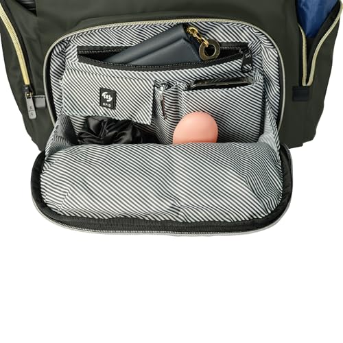 Kenneth Cole REACTION Sophie Backpack, Olive, 15" Laptop - color: Olive, size: 15" Laptop without Carry-On