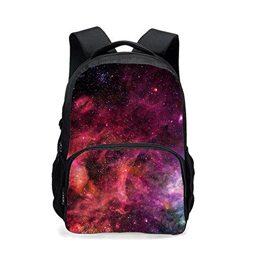 CAIWEI backpack teen, Universe Space TrendyMax Galaxy Pattern Backpack Cute for School (Starry sky 8) - color: Starry Sky 8, size: 17.5*13*6.7 Inch
