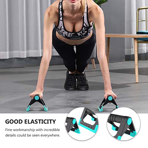Wakauto Push Up Bars Strength Training - Push Up Bars Pushup Stands Handstand Bars, Non-slip Parallettes Bars for Strength Training and Calisthenics - Home Gym Workout Fitness Machines