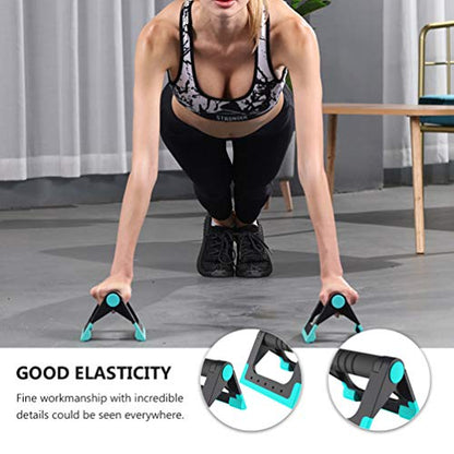 Wakauto Push Up Bars Strength Training - Push Up Bars Pushup Stands Handstand Bars, Non-slip Parallettes Bars for Strength Training and Calisthenics - Home Gym Workout Fitness Machines