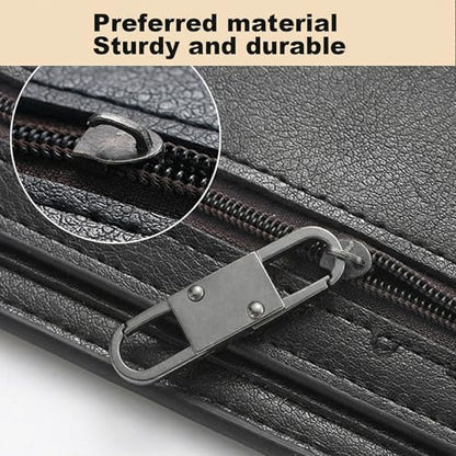 MILAKE 10 Pcs Premium Anti-Theft Zipper Lock, Small Clips for Bags, Backpacks, Purses, Luggage, Zipper Pull Replacement, Durable Multi-Color Set for Travelers, Hikers, and Daily Commuters (Gray) - color: gray