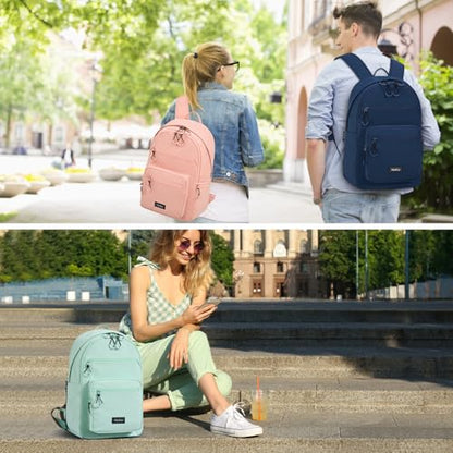 HanTrip 18 Inch Carry on Travel Backpack with Lots of Pockets, Dark Gray - color: Dark Gray, size: 18 Inch