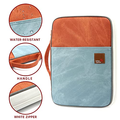 mygreen Universal Travel Gear Organizer/Electronics Accessories Bag/Document File Bag - color: Khaki and Light Blue