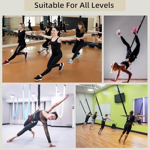 Bungee Fitness Set, Heavy Resistance Band Set, Professional 4D Yoga Bungee Rope Workout Equipment W/6 Sizes, for Home Gym Training & Fitness(Not for Extreme Sports) - size: XS 88-110 lbs