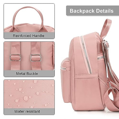 Etercycle Mini Backpack Purse for women, Small Backpack Purse, Shoulder Bag for Travel (Pink) - color: Pink