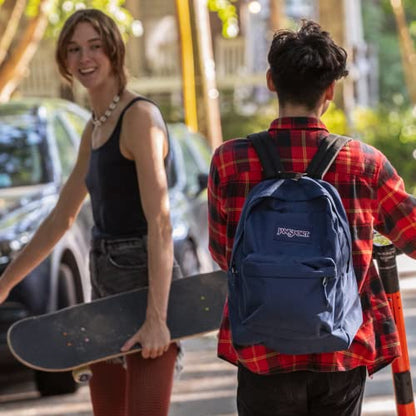 JanSport SuperBreak One Backpacks - Durable, Lightweight Bag with 1 Main Compartment, Front Utility Pocket with Built-in Organizer - Premium Backpack - Blue Dusk - color: Blue Dusk
