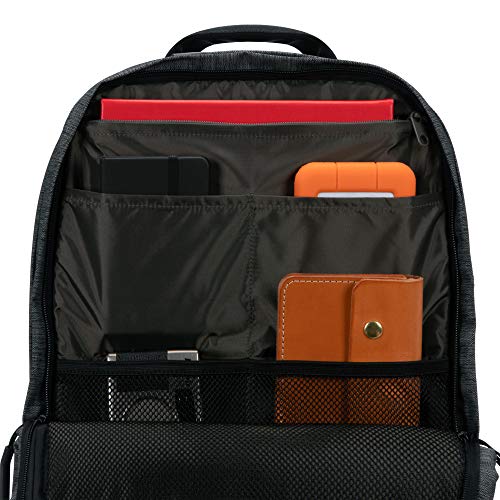 Incase City Backpack - 24L Main Storage Compartment with 16" Faux Fur Laptop Pocket, Front Organizational Pocket, Quick Access Pocket, Everyday Tech Backpack - Gunmetal Grey - color: Gunmetal Grey