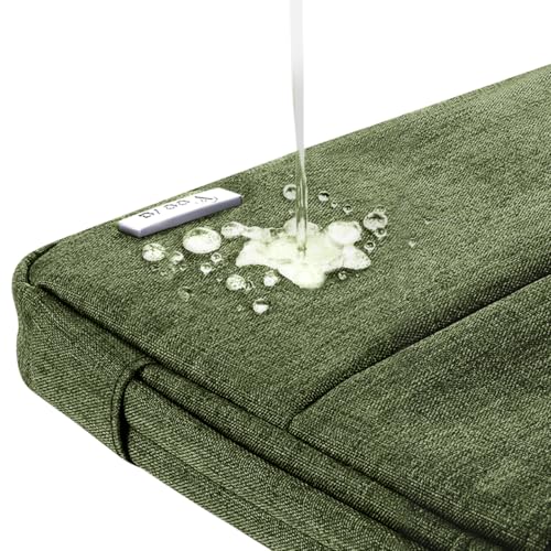 Voova Laptop Sleeve Carrying Case 14 15 Inch Compatible with MacBook Air 15 M2/M3/M4 2022-2025, MacBook Pro 15, Hp Chromebook 14, Waterproof Slim Computer Cover Bag,Army Green - color: Army Green, size: 14-15 Inch