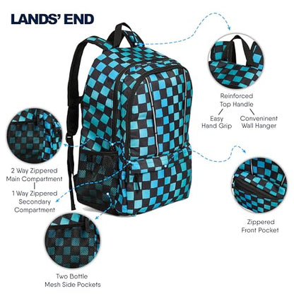 Lands' End Unisex Kids Large ClassMate Lightweight Durable Elementary School Backpack, Tundra - color: Tundra