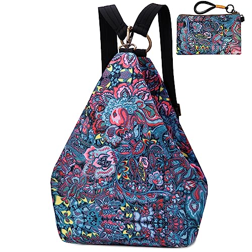 Black Butterfly Premium Backpack for Women, Bohemia Style Fashion Casual Daypack Backpack, Small Backpack Purse (03-blue plus) - color: 03-blue Plus