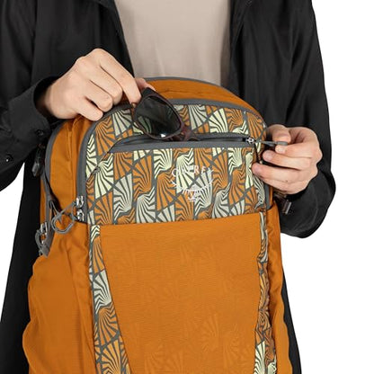 Osprey Flare Commuter Laptop Backpack - color: Kazuma Print Toffee Orange