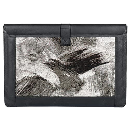 Londo Leather Sleeve Compatible with MacBook Pro 16 & MacBook Pro 15 Inch (M5, M4, M3, M2, M1, Pro, Max), Premium Top Grain Leather Laptop Bag, 2020 to 2026 Models - color: Black, size: 15-16 inches