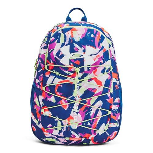 Under Armour Hustle Sport Backpack - color: (433) Tech Blue / Tech Blue / White