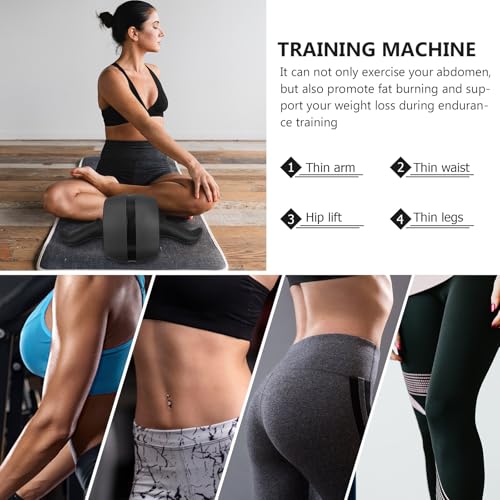Abaodam Ab Roller Wheel Fitness Roller Wheel with Automatic Rebound, Sturdy Abs Material, Home Abdominal Trainer for Men and Women Core Strength Workout