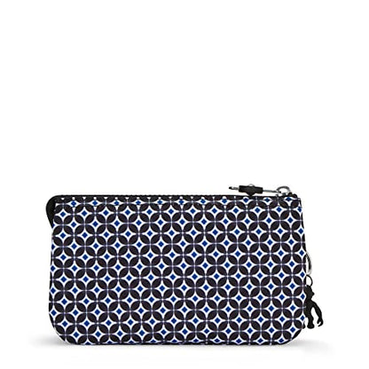 Kipling Women's Creativity Large Pouch, Versatile Cosmetics Kit, Lightweight Travel Organizer - color: Blackish Tile, size: 7.25''L x 4.25''H x 1.5''D