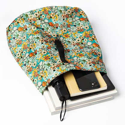 Black Butterfly Boho Backpack Purse for Women, Lightweight Fabric Daypack with Top Handle for Travel & Casual Daily Use - color: 53-multicolor